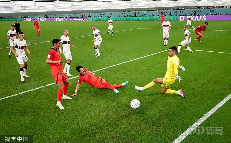 世界杯-韩国2-1逆转葡萄牙压哨出线 孙兴慜助攻黄喜灿绝杀