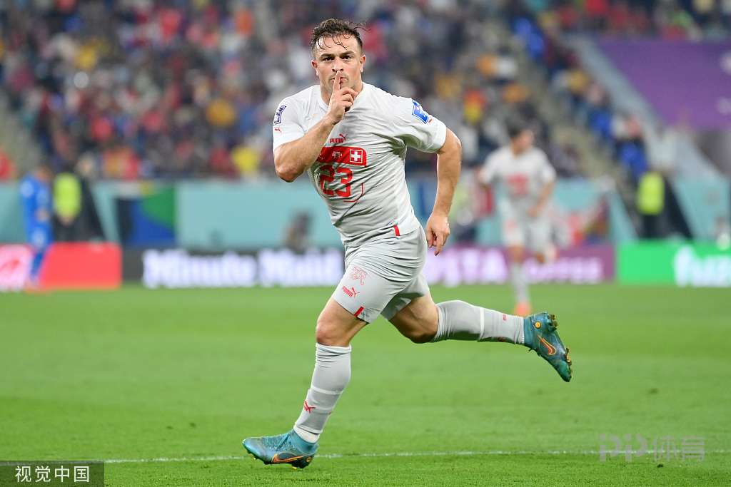 世界杯-瑞士3-2塞尔维亚晋级16强 弗鲁勒打入制胜球